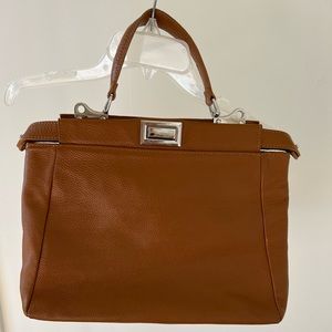 Brown Italian Leather Purse